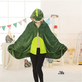 Charger l&#39;image dans la galerie, Personalized Dinosaur Hooded Cloak, Blanket, Cosplay Costume- Child &amp; Adult Available