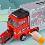 Charger l&#39;image dans la galerie, Storage Truck Toy with 6 Alloy Cars - 4 Themes