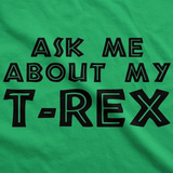 Charger l&#39;image dans la galerie, Ask Me About My Trex T Shirt Dinosaur Flip Graphic Print Kids