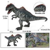 Charger l&#39;image dans la galerie, 10‘’ Realistic Giganotosaurus Dinosaur Solid Action Figure Model Toy Decor Gray