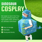 Charger l&#39;image dans la galerie, Cloth Cosplay Dinosaur Costume Trex Performance Party Clothing for Kid