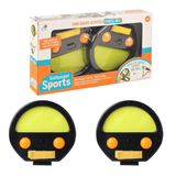 Charger l&#39;image dans la galerie, Toss and Catch Ball Hand Grasp Activity Toy 2 rackets and 4 balls