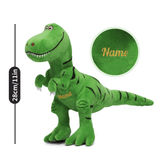 Charger l&#39;image dans la galerie, Name Personalized Dinosaur Stuffed Animal Cute T Rex Plush Toy for Boys Girls Birthday Gifts Green Trex 28cm