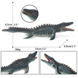 Charger l&#39;image dans la galerie, Realistic Different Types Of Dinosaur Figure Solid Action Figure Model Toy Mosasaurus / Gray