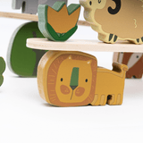 Charger l&#39;image dans la galerie, Wooden Forest Theme Animal Balance Jenga Game