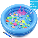 Charger l&#39;image dans la galerie, Magnetic Fishing Game with Inflatable Fish Pond 1 Set