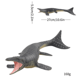 Charger l&#39;image dans la galerie, 11&quot;  Realistic Sea Ocean Series Dinosaur Solid Action Figure Mosasaurus Model Toy Decor Mosasaurus / Mosasaurus Black