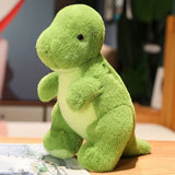 Charger l&#39;image dans la galerie, Dinosaur Stuffed Animal with Embroidery Positive Word on Back Great Gift for Kids T Rex