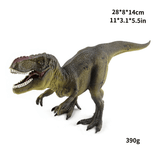 Charger l&#39;image dans la galerie, 11&quot; Realistic T Rex Tyrannosaurus Rex Dinosaur Solid Action Figure Toy Decor Standing / Gray