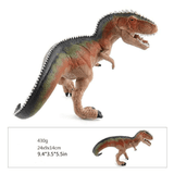Charger l&#39;image dans la galerie, Realistic Different Types Of Dinosaur Figure Solid Action Figure Model Toy Giganotosaurus- / Orange