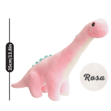 Charger l&#39;image dans la galerie, Name Personalized Dinosaur Stuffed Animal Cute T Rex Plush Toy for Boys Girls Birthday Gifts Pink Tanystropheus