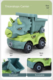 Charger l&#39;image dans la galerie, Inertial Take Apart Construction Dinosaur Truck Car T Rex Triceratops Excavator Toy for Kids