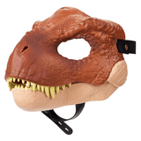 Charger l&#39;image dans la galerie, 3D PU Dinosaur Dragon Mask Halloween Party Props Costumes Decoration Brown Trex