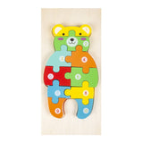 Charger l&#39;image dans la galerie, Montessori Wooden Puzzle for Toddlers Brain Teaser Board Early Education Toys Bear