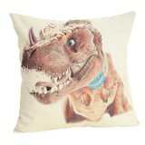Charger l&#39;image dans la galerie, 18 Inch Square Dinosaur Pillow Case Trex Throw Pillow Cover Trex