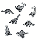 Charger l&#39;image dans la galerie, 5 Pcs Dinosaur Pins Brooch T Rex Enamel Pin for Clothes Bags Backpacks Decoration 7 Pcs Dinosaur Skeleton