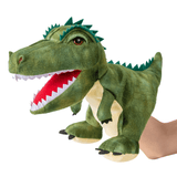 Charger l&#39;image dans la galerie, Adorable Plush Dinosaur Hand Puppet Interactive Cosplay Role Play Game Toy TRex