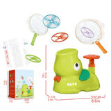 Charger l&#39;image dans la galerie, Flying Discs Launcher Toy Set Step On Machine Outdoor Toy for Boys Girls Green Elephant