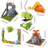 Charger l&#39;image dans la galerie, Fun Desk Series Dinosaur Assembled DIY Building Blocks Toy Set Photo Frame