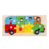Charger l&#39;image dans la galerie, Montessori Wooden Puzzle for Toddlers Brain Teaser Board Early Education Toys