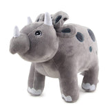 Charger l&#39;image dans la galerie, Name Personalized Dinosaur Family Stuffed Animal Plush Toy Gift for Kids Triceratops