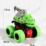 Charger l&#39;image dans la galerie, Dinosaur Stunt Car Engineering Vehicle 4 Wheels Drive Off Road Inertial Excavator Truck Toy Christmas Gifts for Kids