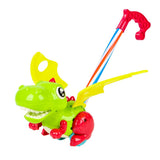 Charger l&#39;image dans la galerie, Dinosaur Trolley Baby Walker Toy with Flapping Wings and Ring Bell for Toddler