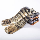 Charger l&#39;image dans la galerie, 3D Printing Funny Animal Foot Hoof Paws Elastic Long Socks