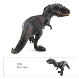 Charger l&#39;image dans la galerie, 10‘’ Realistic Giganotosaurus Dinosaur Solid Figure Model Toy Decor with Movable Jaw Black