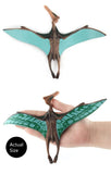 Charger l&#39;image dans la galerie, 13‘’ Realistic Pterosaur Dinosaur Solid Figure Model Toy Decor with Movable Jaw