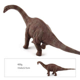 Charger l&#39;image dans la galerie, 14‘’ Realistic Brontosaurus Dinosaur Solid Figure Model Toy Decor Brown