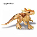 Charger l&#39;image dans la galerie, 5‘’ Mini Dinosaur Jurassic Theme DIY Action Figures Building Blocks Toy Playsets Stygimoloch / Brown