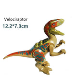 Charger l&#39;image dans la galerie, 5‘’ Mini Dinosaur Jurassic Theme DIY Action Figures Building Blocks Toy Playsets Velociraptor / Golden