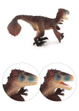 Charger l&#39;image dans la galerie, 8‘’ Realistic Utahraptor Dinosaur Solid Figure Model Toy Decor with Movable Jaw