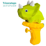 Charger l&#39;image dans la galerie, Bathtub Cute Dinosaur Shape Water Gun Small Bath Toy Triceratops