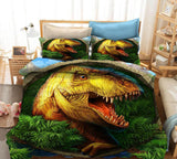 Charger l&#39;image dans la galerie, Bedding Set Dinosaur Coverlet and Pillowcase Set Bedroom Decoration 02 / AU Single 55.1”*82.6”