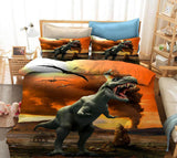 Charger l&#39;image dans la galerie, Bedding Set Dinosaur Coverlet and Pillowcase Set Bedroom Decoration 03 / AU Single 55.1”*82.6”