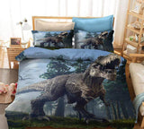 Charger l&#39;image dans la galerie, Bedding Set Dinosaur Coverlet and Pillowcase Set Bedroom Decoration 04 / AU Single 55.1”*82.6”