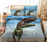 Charger l&#39;image dans la galerie, Bedding Set Dinosaur Coverlet and Pillowcase Set Bedroom Decoration 07 / AU Single 55.1”*82.6”