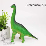 Charger l&#39;image dans la galerie, Different Types of Dinosaurs with Sound T Rex Triceratops Stegosaurus Model Toy for Kids Brachiosaurus