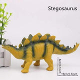 Charger l&#39;image dans la galerie, Different Types of Dinosaurs with Sound T Rex Triceratops Stegosaurus Model Toy for Kids Stegosaurus