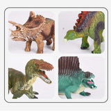 Charger l&#39;image dans la galerie, Educational Realistic Dinosaur Toys Figures Activity Play Mat Trees &amp; Container Playset