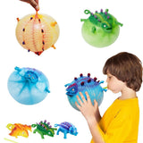 Charger l&#39;image dans la galerie, Inflatable Blowing Dinosaur Balloons Stress Relief Vent Toy for Kids 12 pcs/ set(random color)
