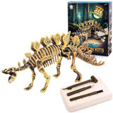 Charger l&#39;image dans la galerie, Large Dinosaur Skeleton Excavation Dig Up DIY Take Apart Dino Realistic Fossil Model Kit Toys Stegosaurus
