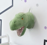 Charger l&#39;image dans la galerie, Wall Mounted Dinosaur Head Home Decor Kids Bedroom Wall Decor Green T Rex