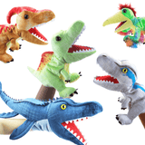 Charger l&#39;image dans la galerie, Name Personalized Adorable Plush Dinosaur Hand Puppet Interactive Cosplay Role Play Game Toy