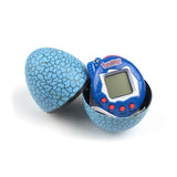 Charger l&#39;image dans la galerie, Multi Color Cracked Dinosaur Egg with Key Chain Digital Electronic Pet Game Toy Blue