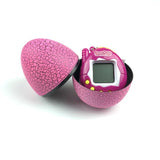 Charger l&#39;image dans la galerie, Multi Color Cracked Dinosaur Egg with Key Chain Digital Electronic Pet Game Toy Pink