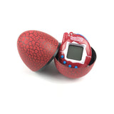 Charger l&#39;image dans la galerie, Multi Color Cracked Dinosaur Egg with Key Chain Digital Electronic Pet Game Toy Red