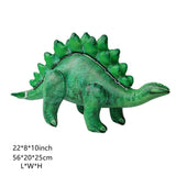 Charger l&#39;image dans la galerie, 7 PCS Inflatable Jungle Dinosaur Realistic Figures Great for Pool Party Decoration Stegosaurus